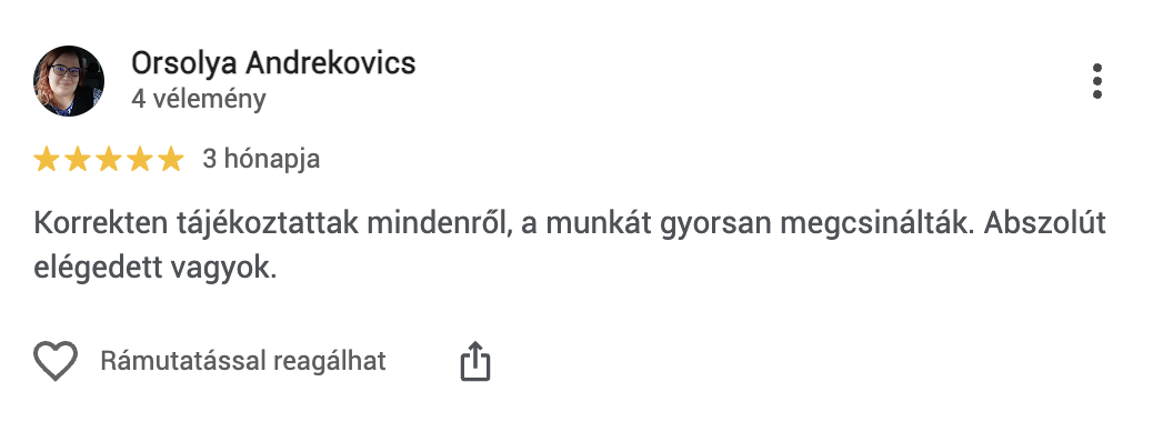 Google értékelés a Dr Car autószervizről (5)