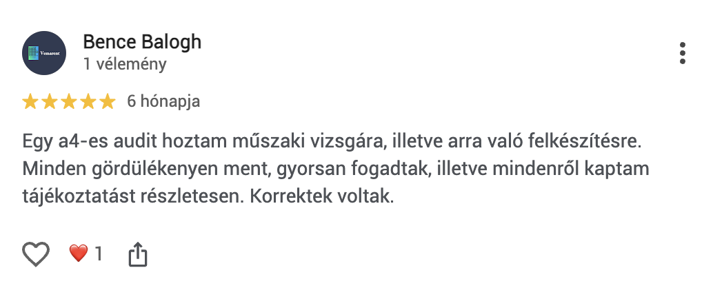 Google értékelés a Dr Car autószervizről (3)